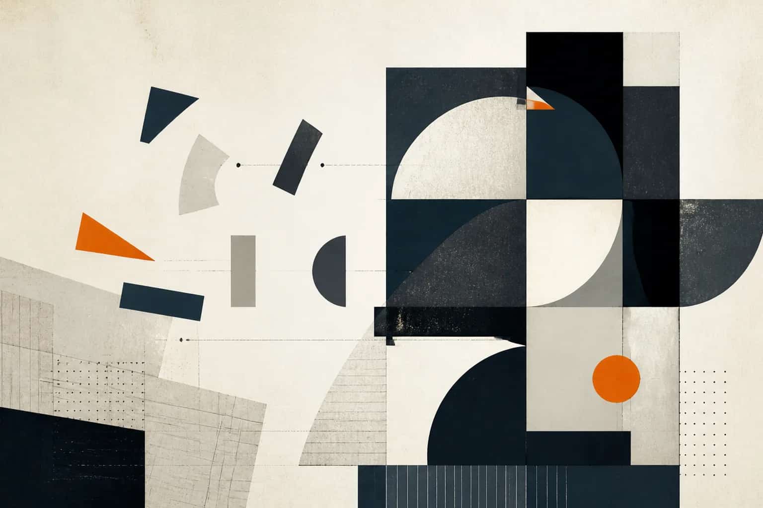Abstract editorial artwork for "Fractional CFO Team: 10 Reasons Companies Use One"