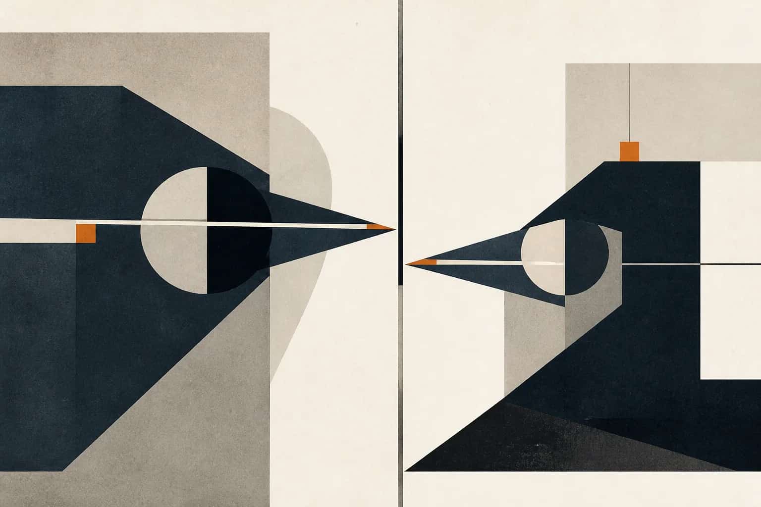 Abstract editorial artwork for "Questions to Ask a Potential Acquirer Before Selling Your Company"