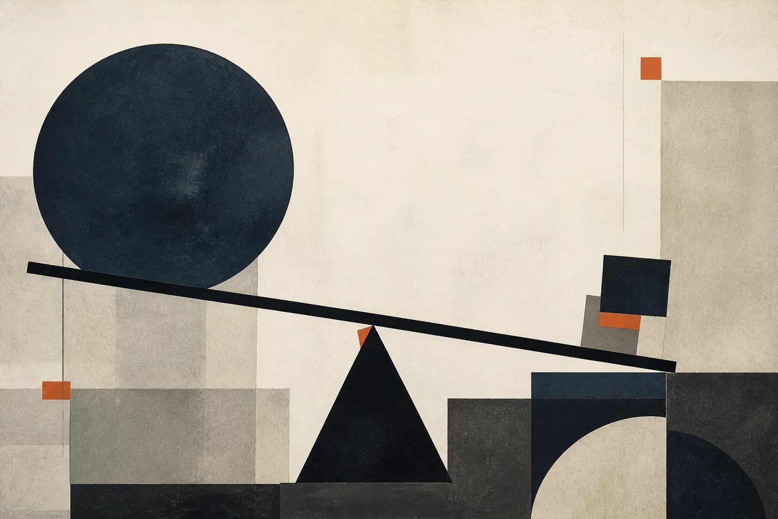 Abstract editorial artwork for "Capital vs Control: How Founders Choose Funding"