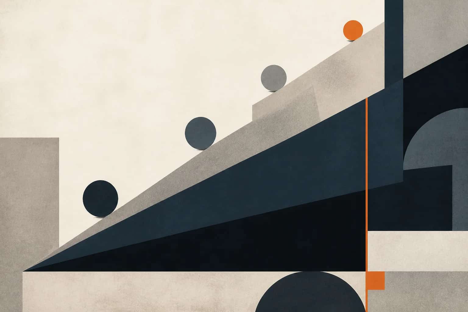 Abstract editorial artwork for "Common Sales Commission Structures and When to Use Them"