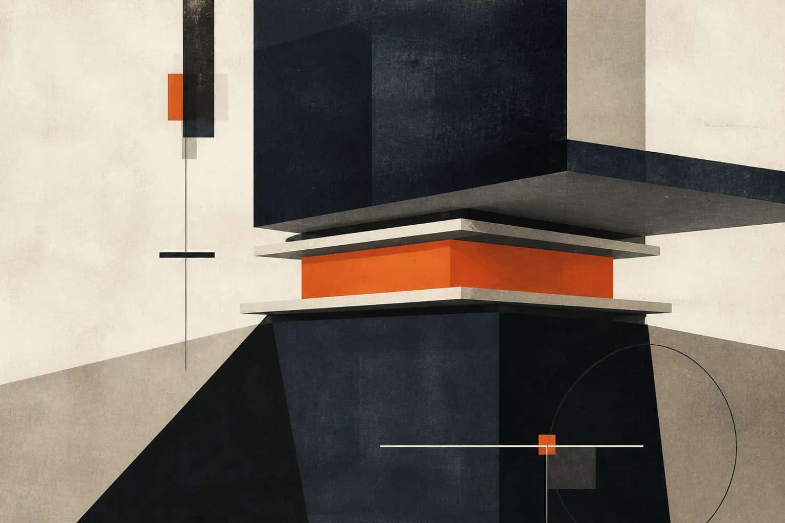 Abstract editorial artwork for "Mezzanine Financing: Capital Stack, Terms and When to Use It"