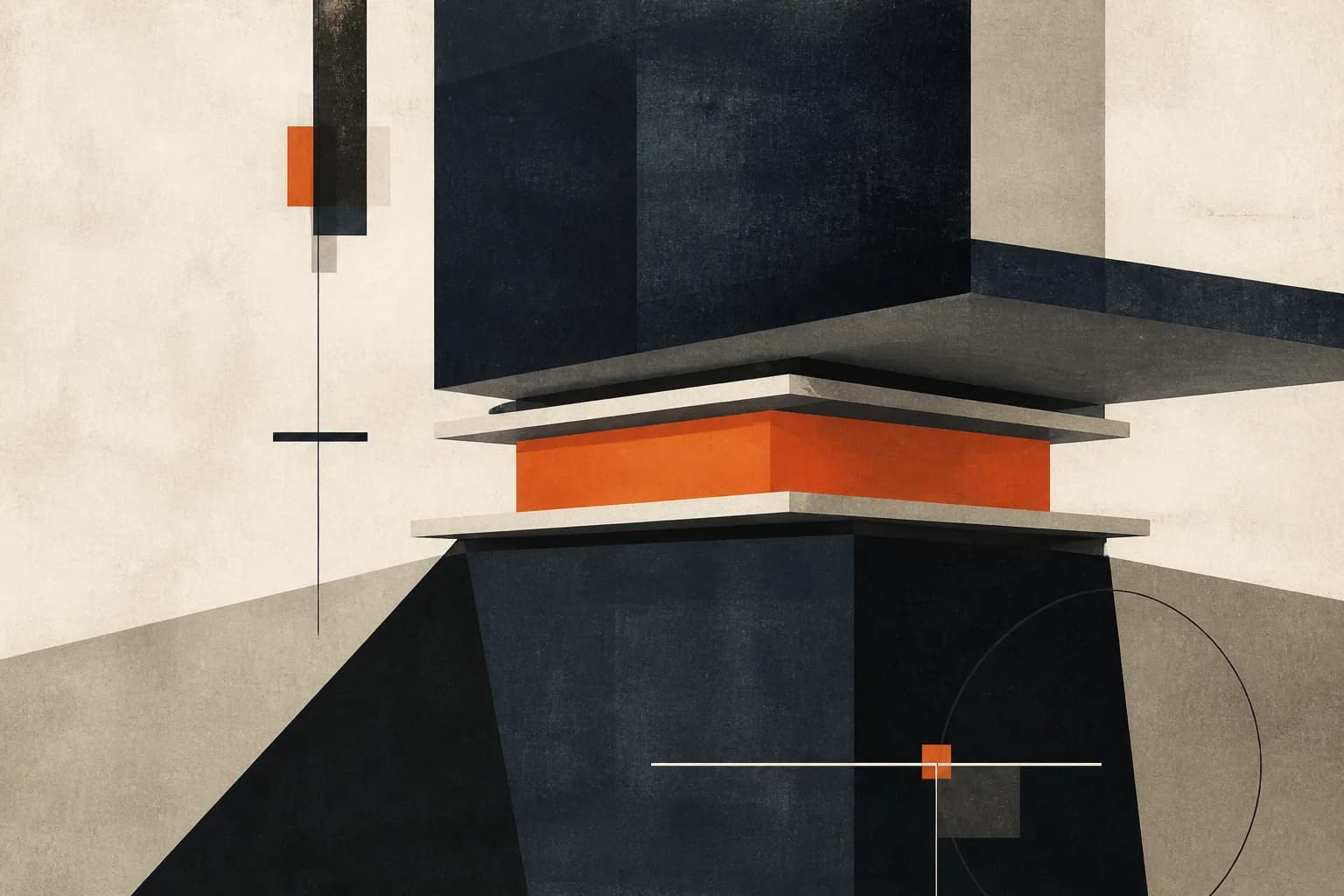 Abstract editorial artwork for "Mezzanine Financing: Capital Stack, Terms and When to Use It"
