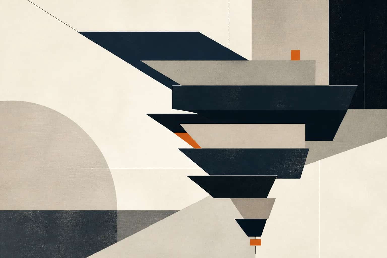 Abstract editorial artwork for "Liquidation Preference Explained: Types, Examples and Founder Impact"