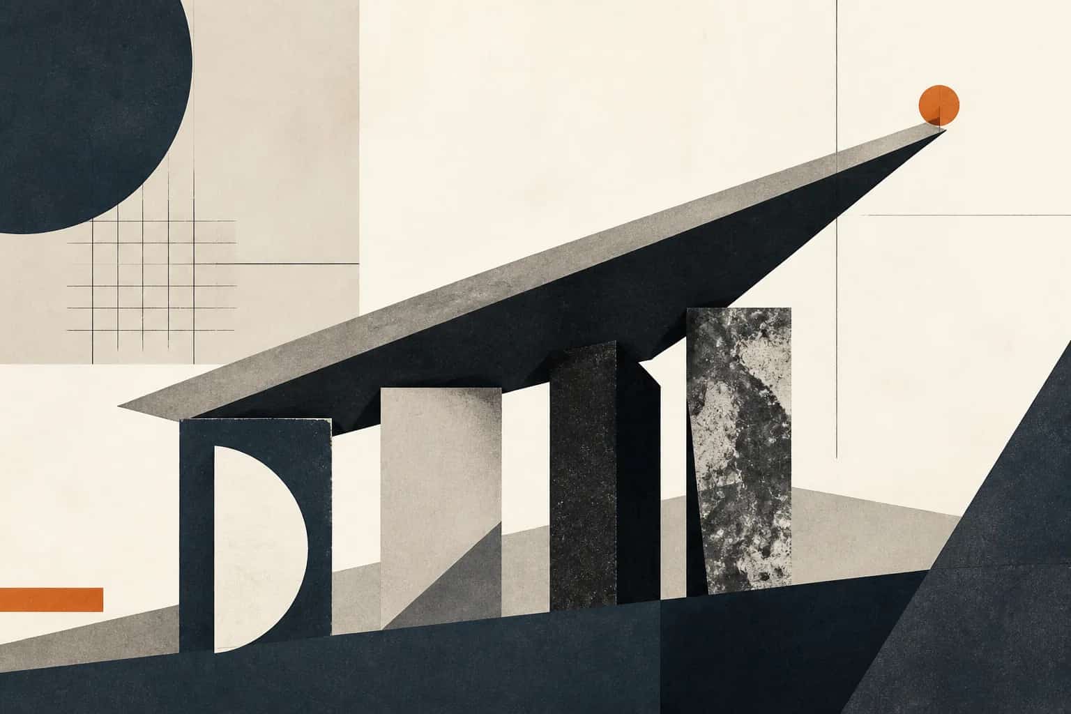 Abstract editorial artwork for "Private Equity Value Creation: Levers, Plan and Checklist"
