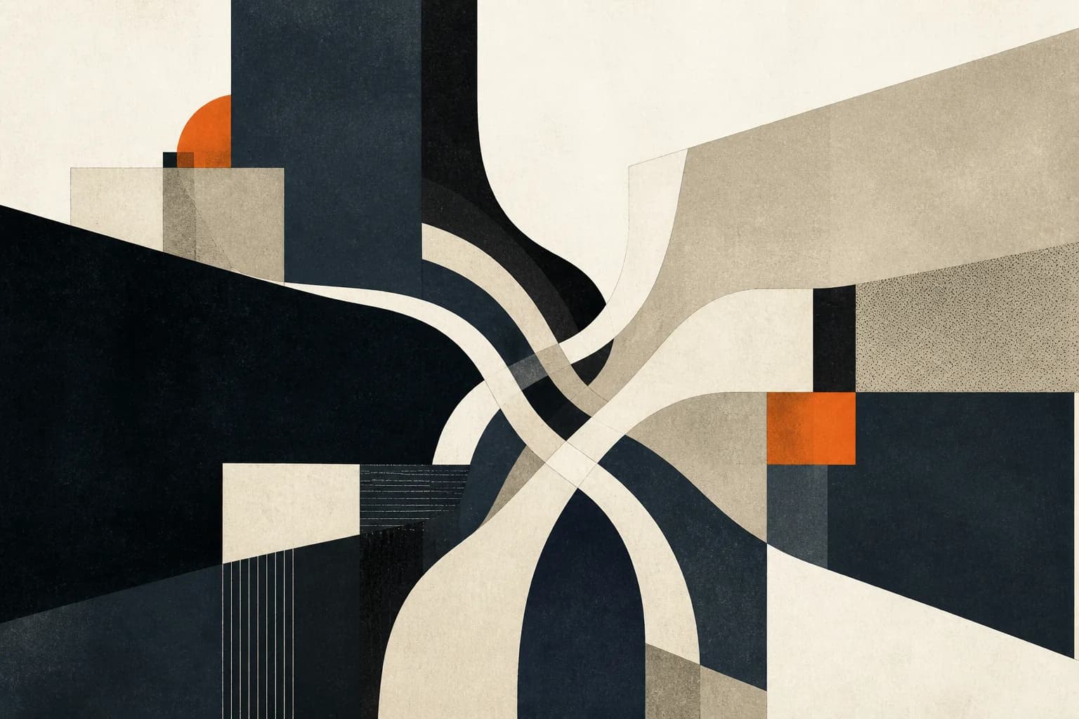 Abstract editorial artwork for "ESG in M&A: Due Diligence, Valuation and Integration Risks"