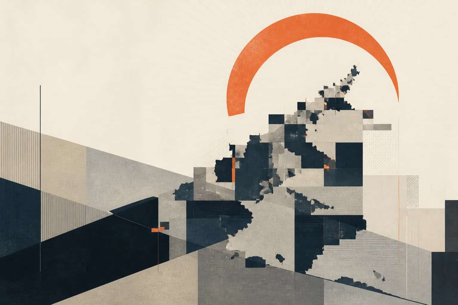 Abstract editorial artwork for "Philippines Growth Story: M&A and Investment Opportunities"