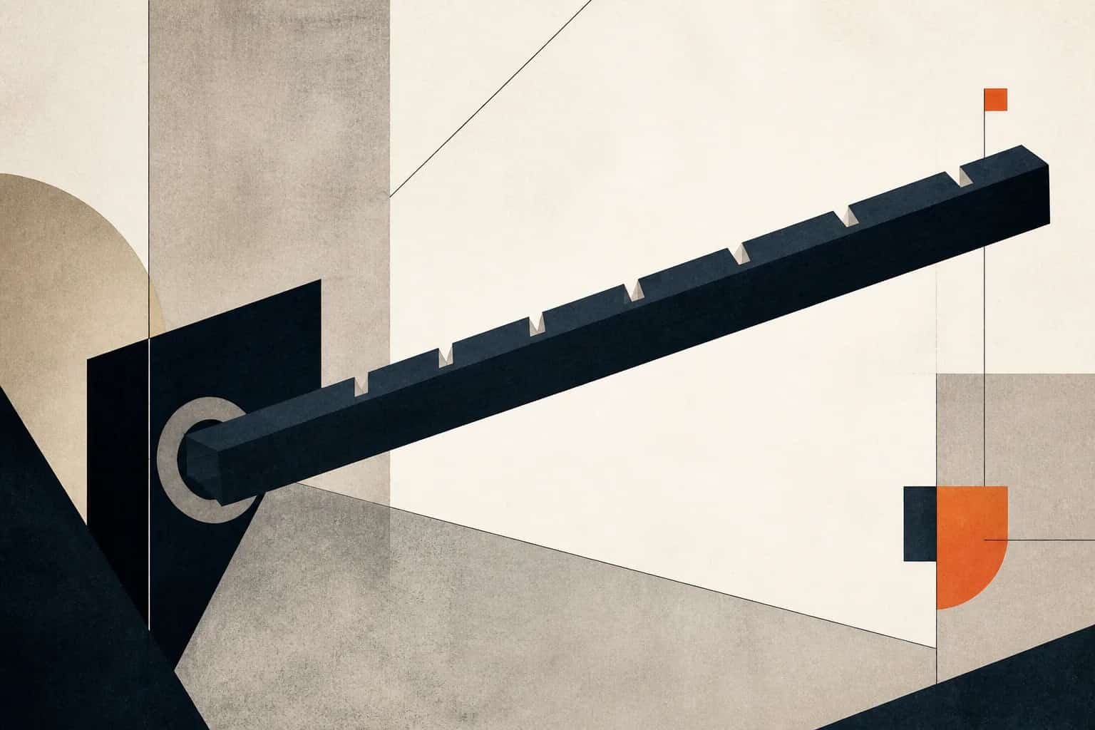Abstract editorial artwork for "What Is a Term Loan? Business Loan Features and Uses"