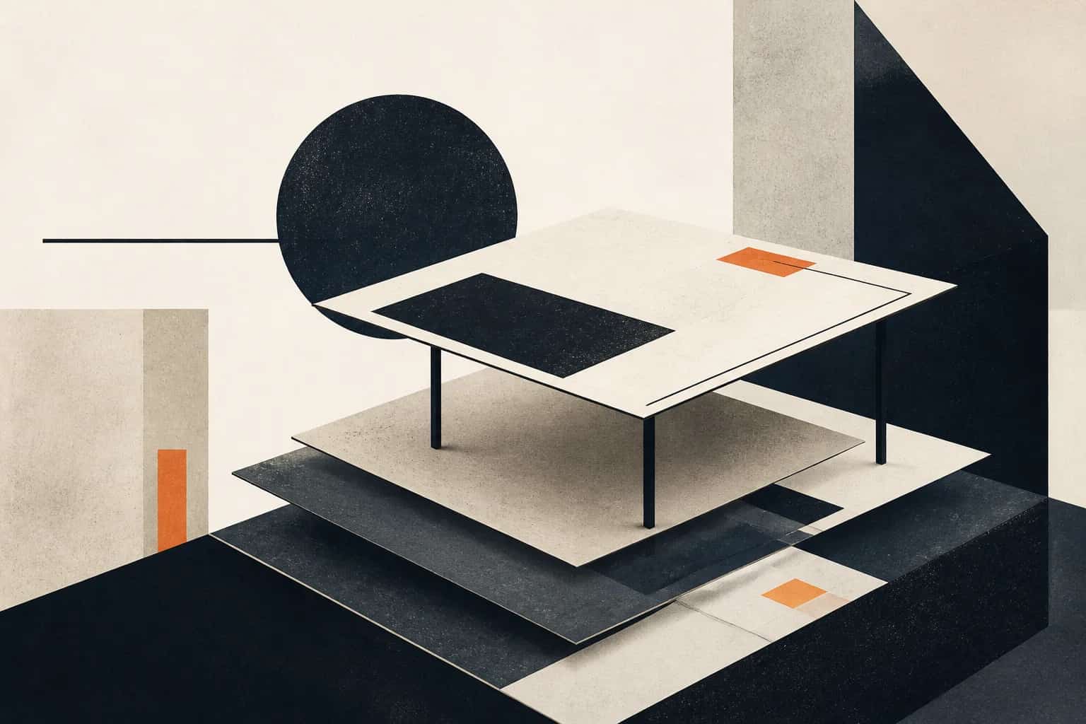 Abstract editorial artwork for "Preference Shares in Startup Funding: Terms Founders Should Understand"