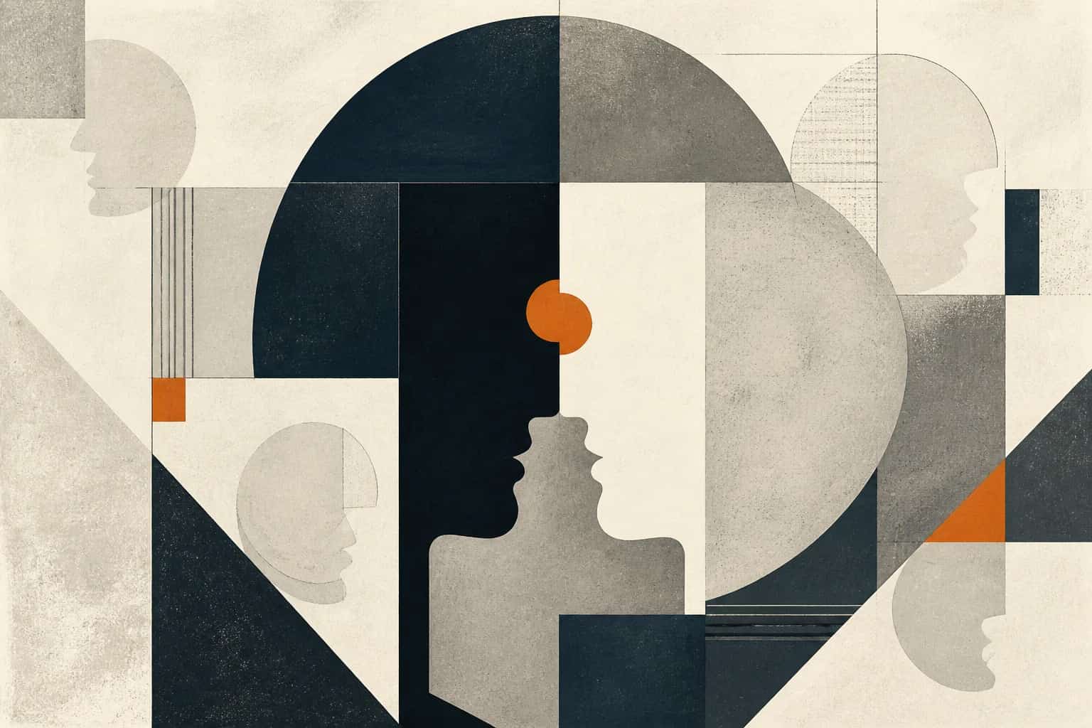 Abstract editorial artwork for "Product-Market Fit in Women's Health: Signals, Metrics and Risks"