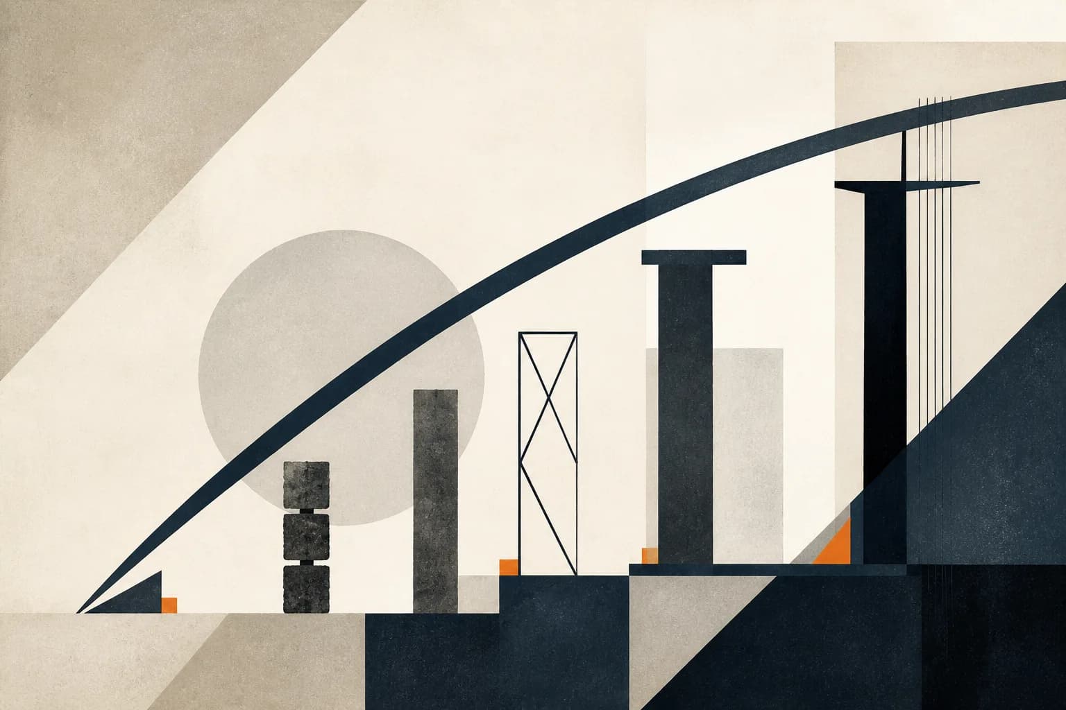 Abstract editorial artwork for "Elder Care Models: How Aging Populations Are Changing Care Delivery"