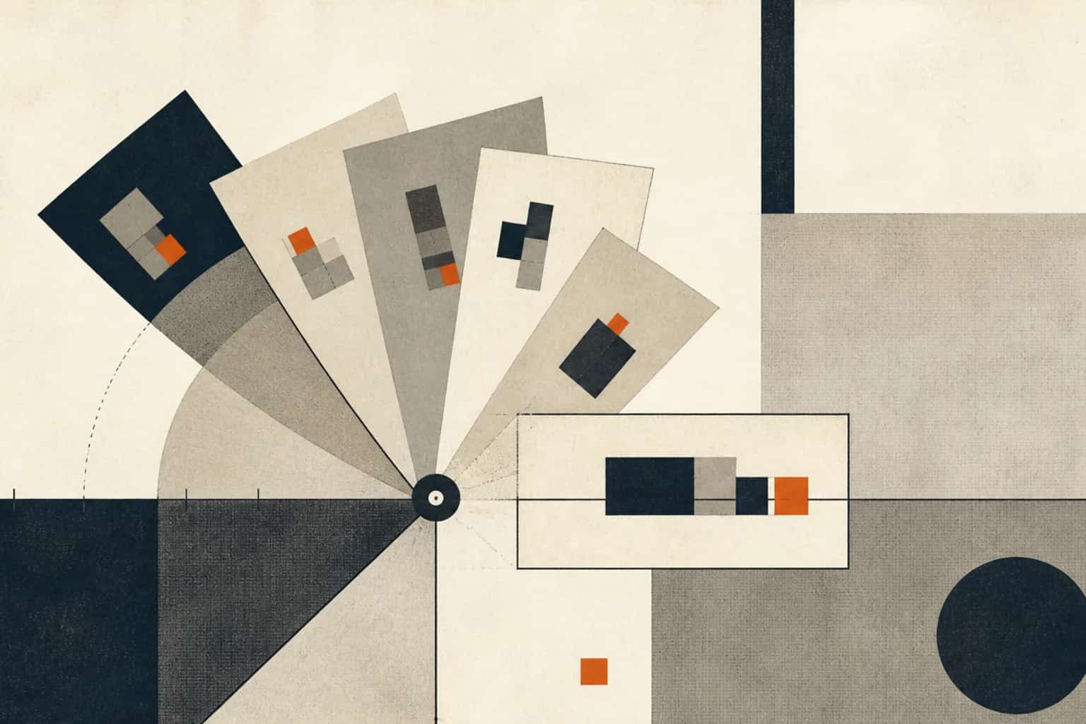 Abstract country frames aligned against a shared regional benchmark